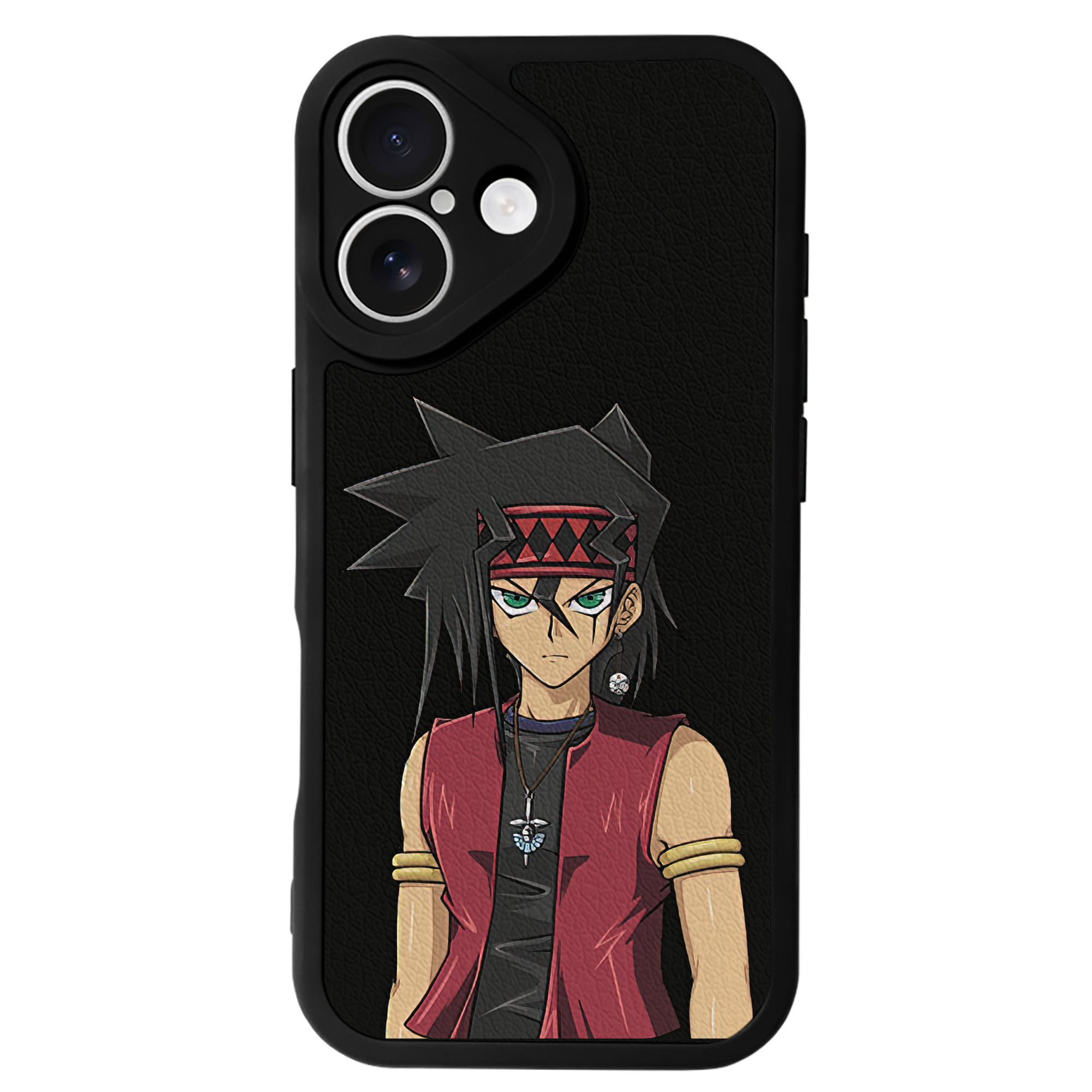 遊☆戯☆王 Yu-Gi-Oh! 【iPhone 16シリーズ対応】シリコンスマホケース（レザー調） 材質：シリコン